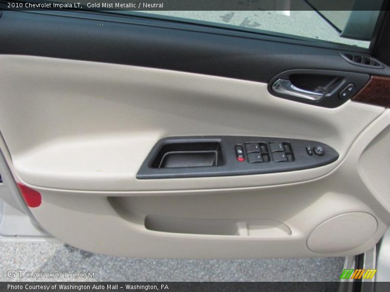 Gold Mist Metallic / Neutral 2010 Chevrolet Impala LT