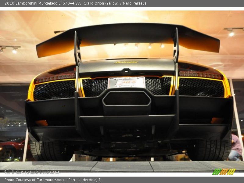Giallo Orion (Yellow) / Nero Perseus 2010 Lamborghini Murcielago LP670-4 SV