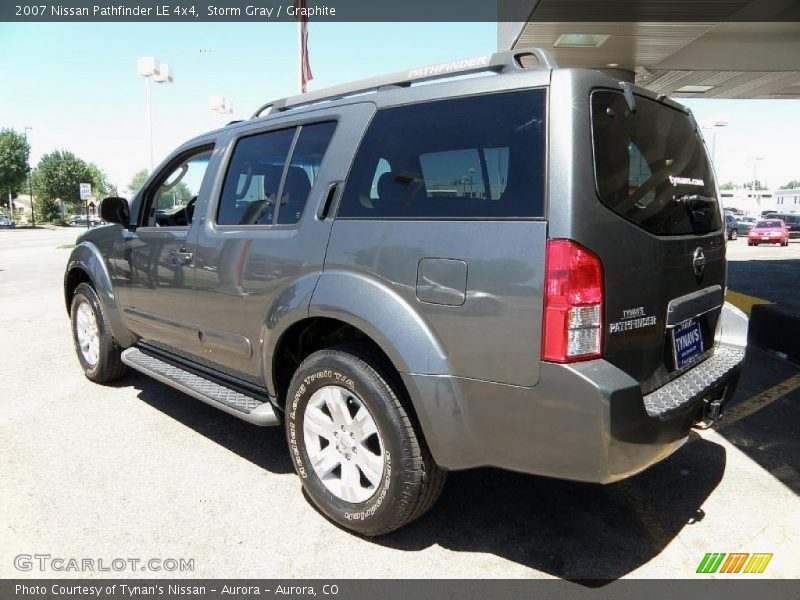 Storm Gray / Graphite 2007 Nissan Pathfinder LE 4x4