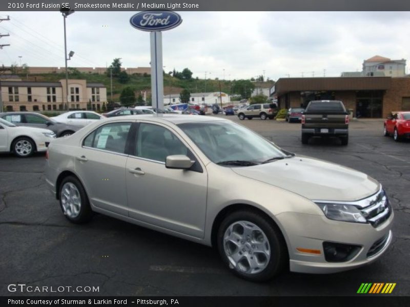 Smokestone Metallic / Medium Light Stone 2010 Ford Fusion SE