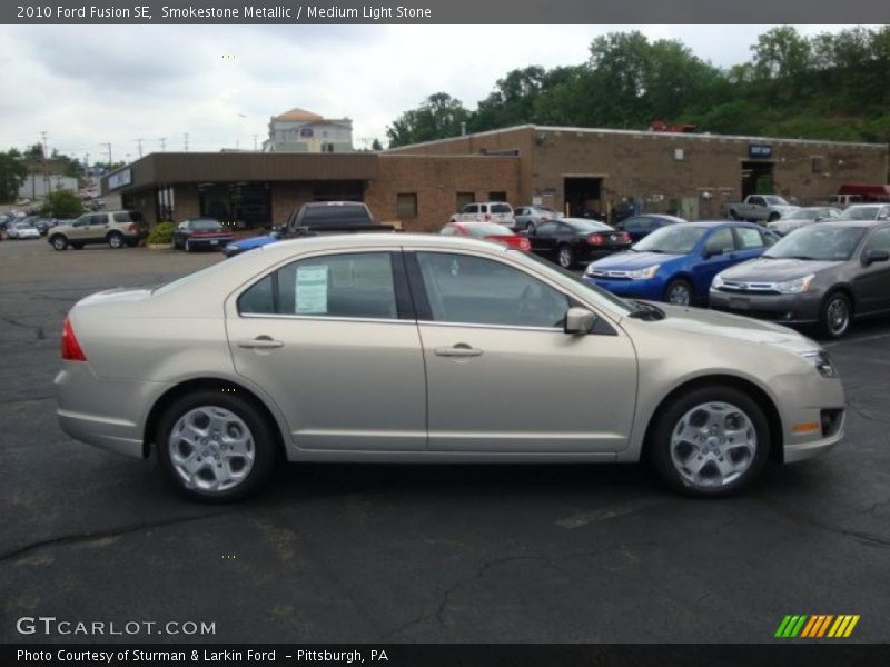 Smokestone Metallic / Medium Light Stone 2010 Ford Fusion SE