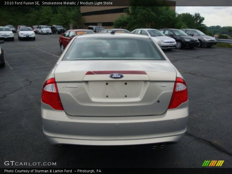 Smokestone Metallic / Medium Light Stone 2010 Ford Fusion SE