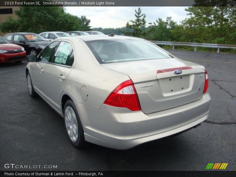 Smokestone Metallic / Medium Light Stone 2010 Ford Fusion SE
