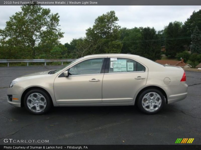 Smokestone Metallic / Medium Light Stone 2010 Ford Fusion SE