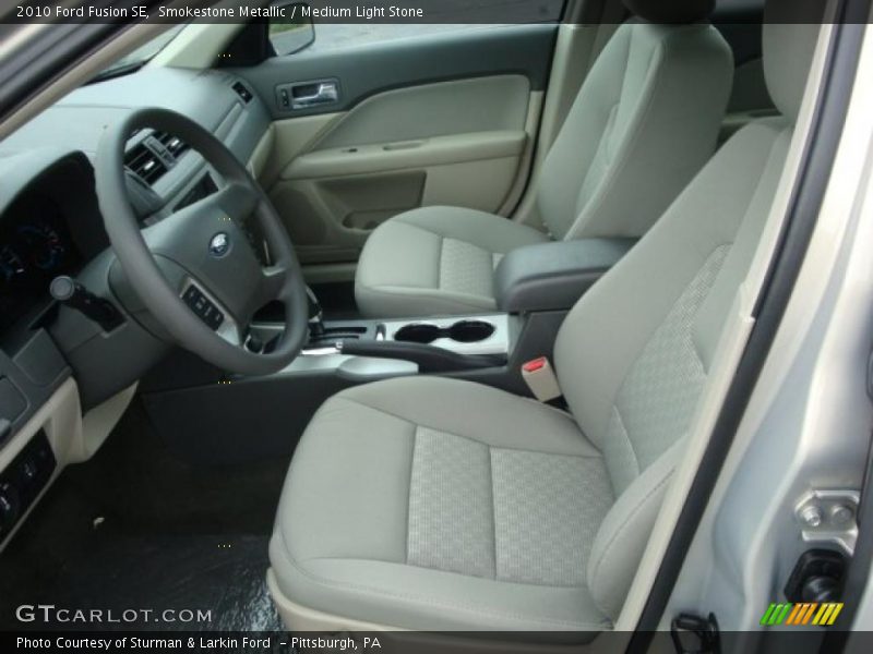 Smokestone Metallic / Medium Light Stone 2010 Ford Fusion SE
