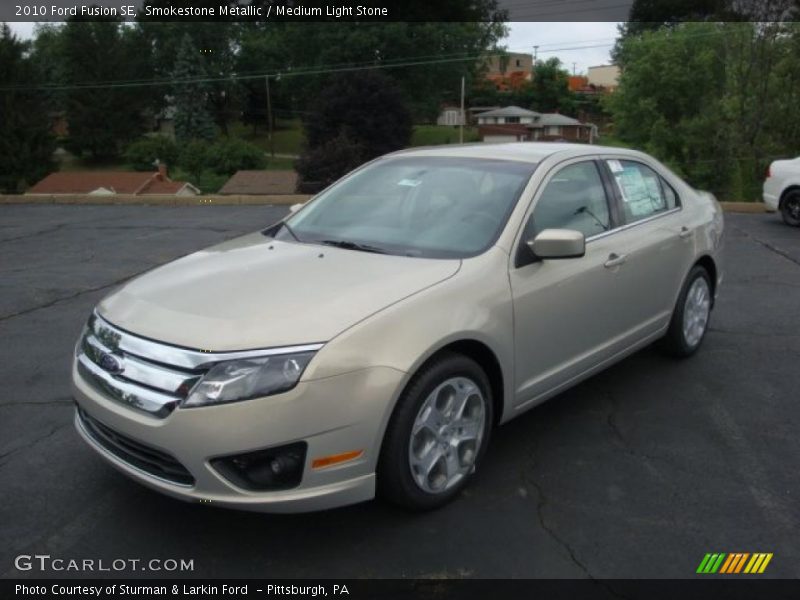 Smokestone Metallic / Medium Light Stone 2010 Ford Fusion SE