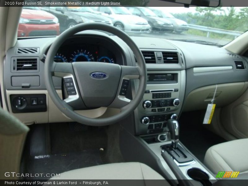 Smokestone Metallic / Medium Light Stone 2010 Ford Fusion SE