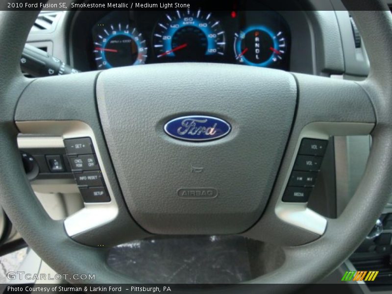 Smokestone Metallic / Medium Light Stone 2010 Ford Fusion SE