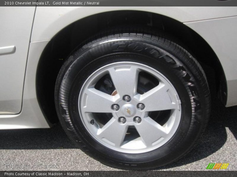 Gold Mist Metallic / Neutral 2010 Chevrolet Impala LT