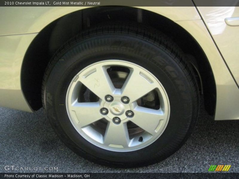 Gold Mist Metallic / Neutral 2010 Chevrolet Impala LT