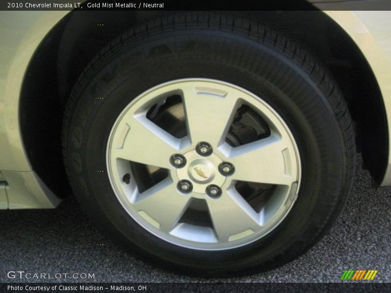 Gold Mist Metallic / Neutral 2010 Chevrolet Impala LT