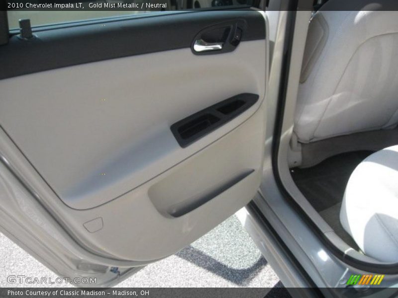 Gold Mist Metallic / Neutral 2010 Chevrolet Impala LT