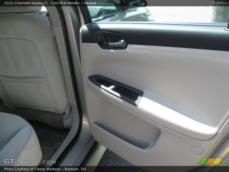 Gold Mist Metallic / Neutral 2010 Chevrolet Impala LT