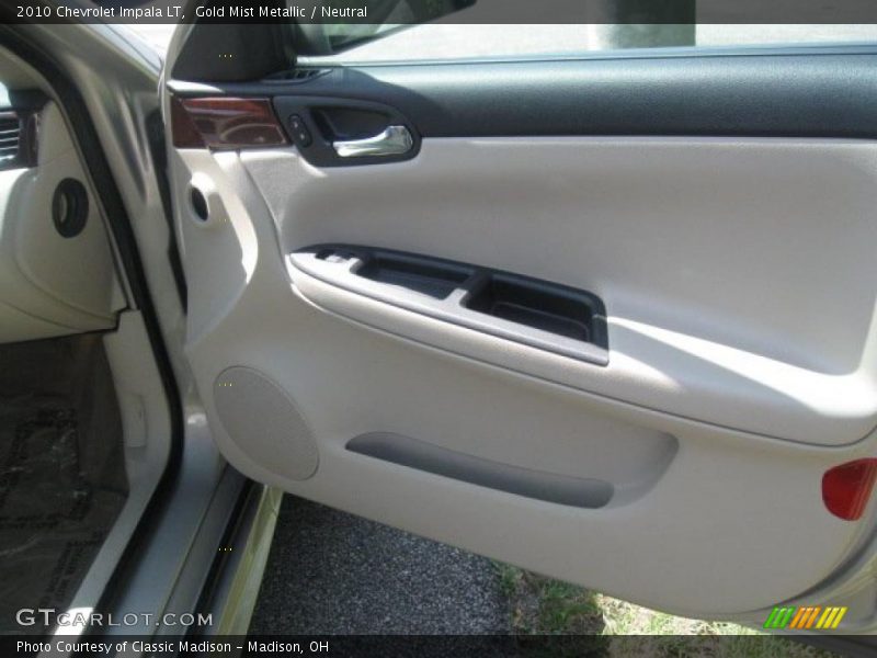 Gold Mist Metallic / Neutral 2010 Chevrolet Impala LT