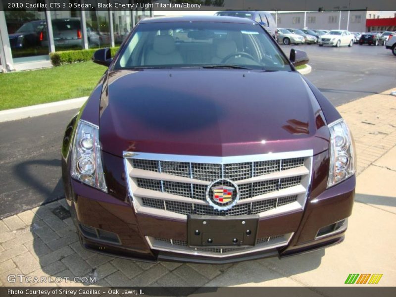 Black Cherry / Light Titanium/Ebony 2010 Cadillac CTS 3.0 Sedan