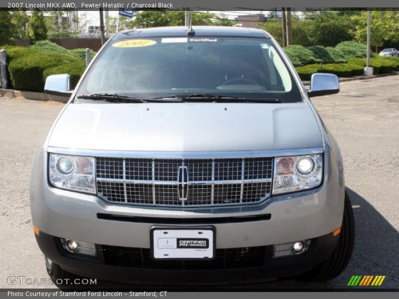 Pewter Metallic / Charcoal Black 2007 Lincoln MKX AWD