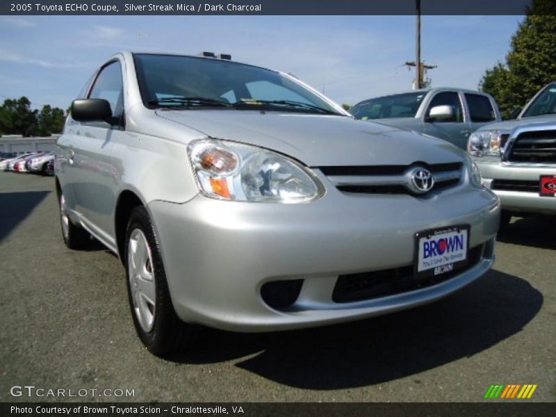 Silver Streak Mica / Dark Charcoal 2005 Toyota ECHO Coupe