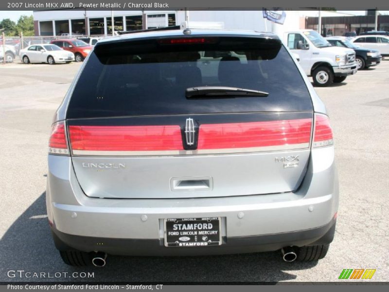 Pewter Metallic / Charcoal Black 2007 Lincoln MKX AWD