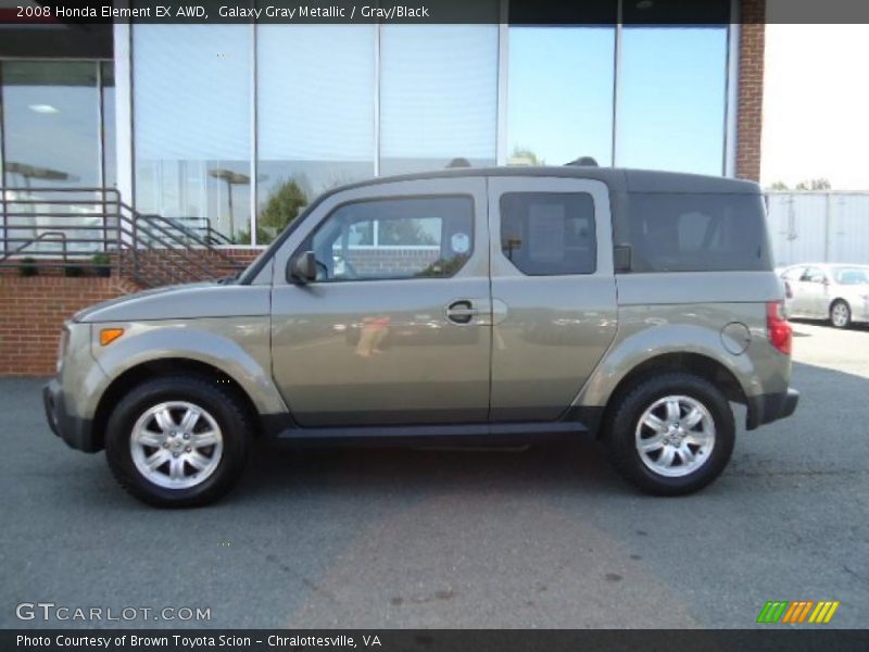 Galaxy Gray Metallic / Gray/Black 2008 Honda Element EX AWD
