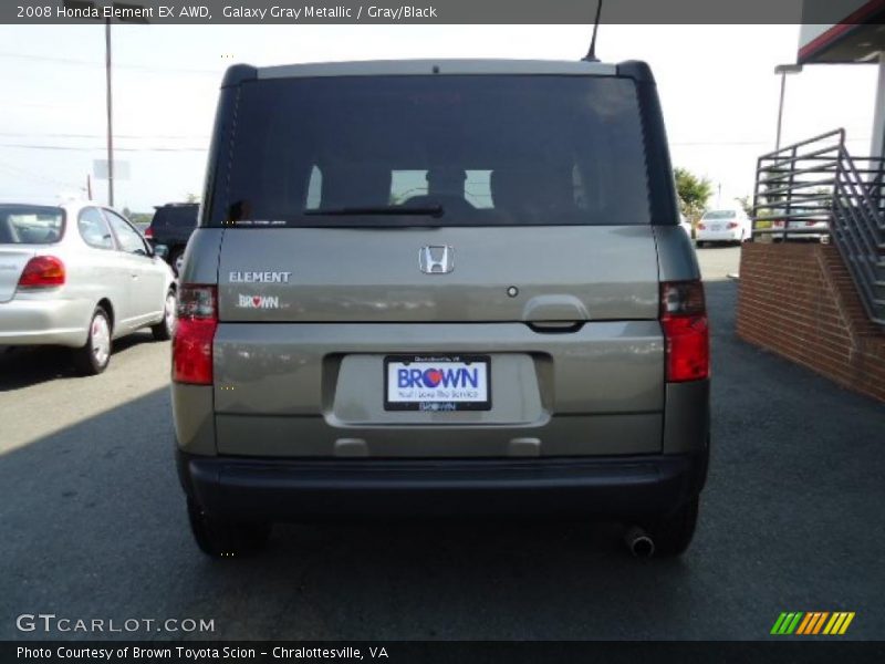 Galaxy Gray Metallic / Gray/Black 2008 Honda Element EX AWD