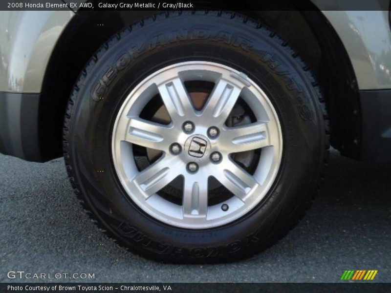 Galaxy Gray Metallic / Gray/Black 2008 Honda Element EX AWD