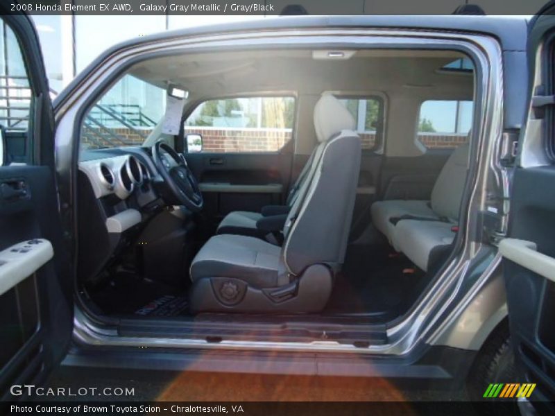 Galaxy Gray Metallic / Gray/Black 2008 Honda Element EX AWD