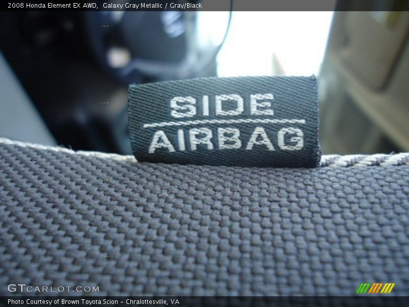 Galaxy Gray Metallic / Gray/Black 2008 Honda Element EX AWD