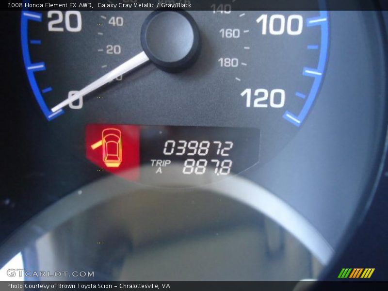 Galaxy Gray Metallic / Gray/Black 2008 Honda Element EX AWD