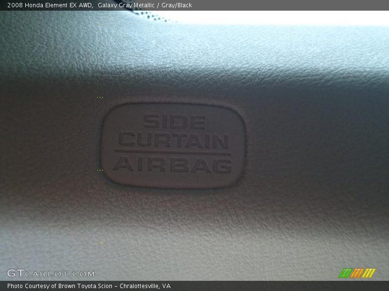 Galaxy Gray Metallic / Gray/Black 2008 Honda Element EX AWD