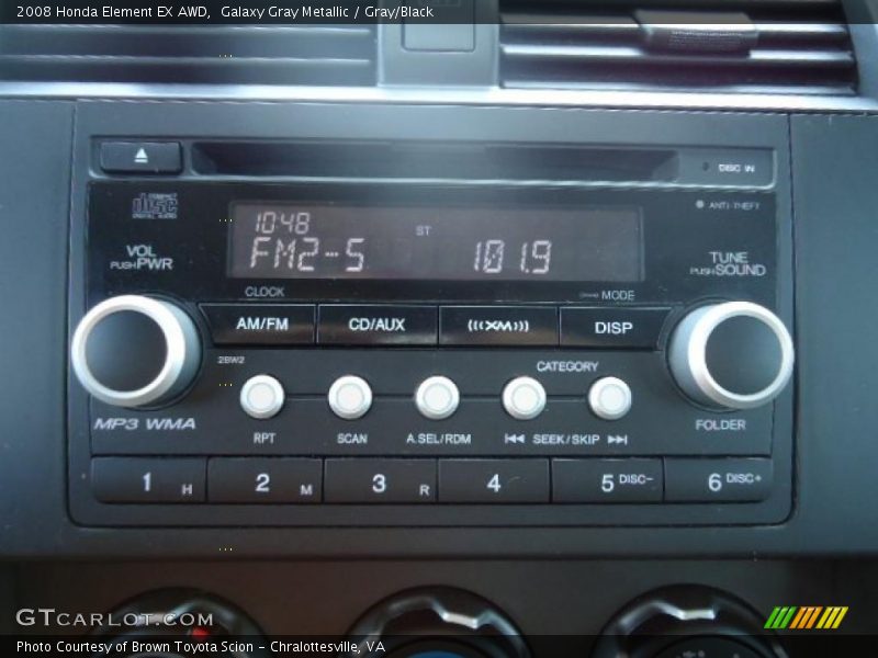 Galaxy Gray Metallic / Gray/Black 2008 Honda Element EX AWD