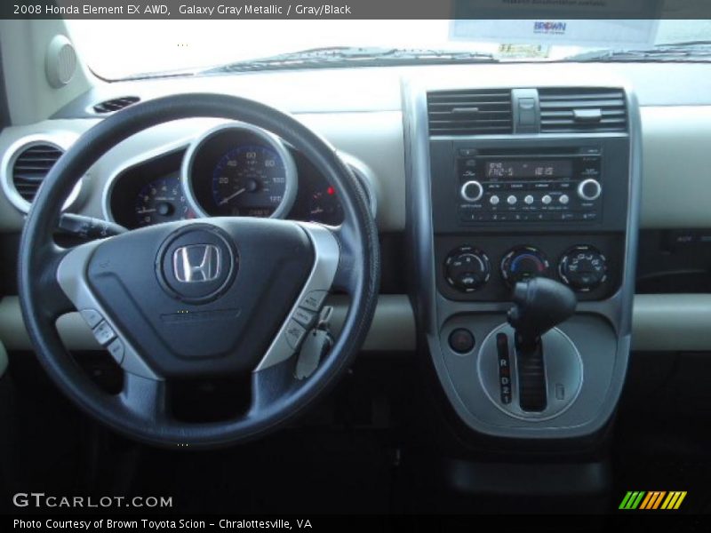 Galaxy Gray Metallic / Gray/Black 2008 Honda Element EX AWD