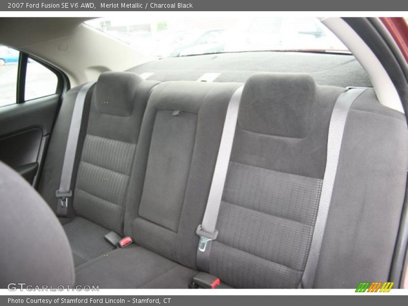 Merlot Metallic / Charcoal Black 2007 Ford Fusion SE V6 AWD