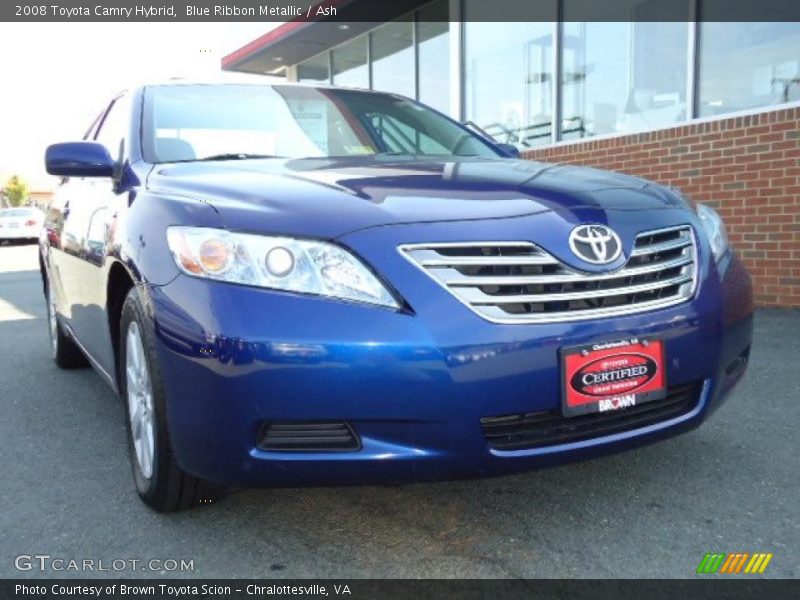 Blue Ribbon Metallic / Ash 2008 Toyota Camry Hybrid