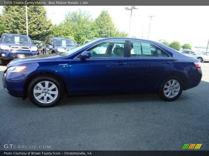 Blue Ribbon Metallic / Ash 2008 Toyota Camry Hybrid