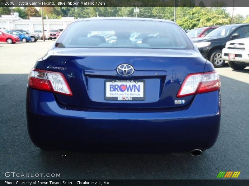 Blue Ribbon Metallic / Ash 2008 Toyota Camry Hybrid