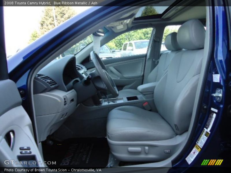 Blue Ribbon Metallic / Ash 2008 Toyota Camry Hybrid