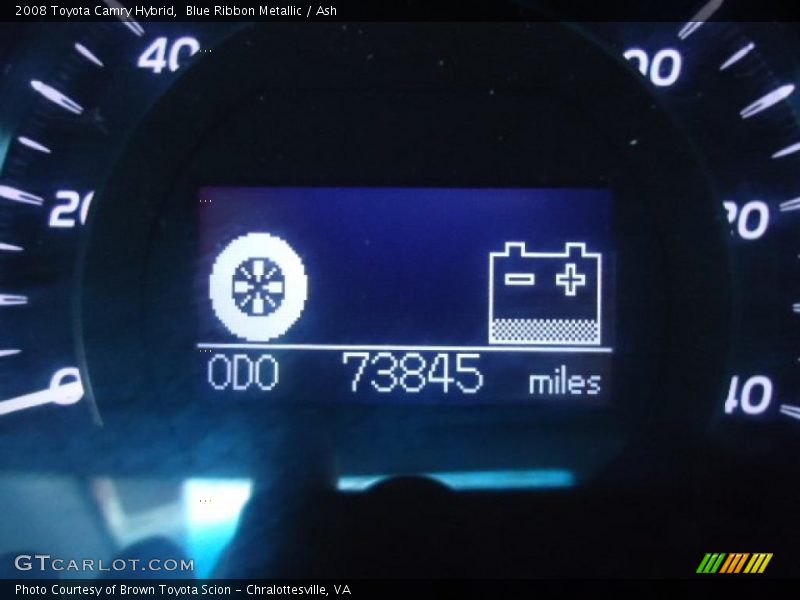 Blue Ribbon Metallic / Ash 2008 Toyota Camry Hybrid