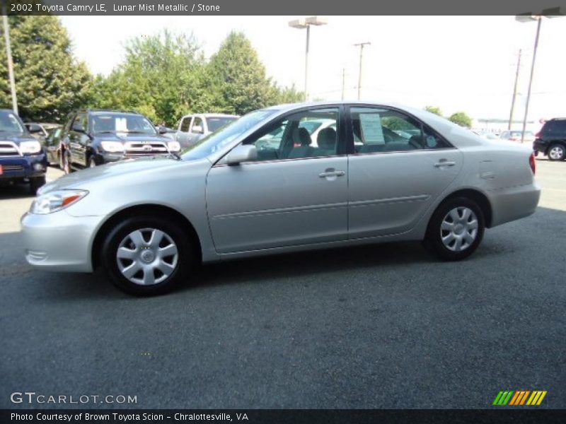 Lunar Mist Metallic / Stone 2002 Toyota Camry LE