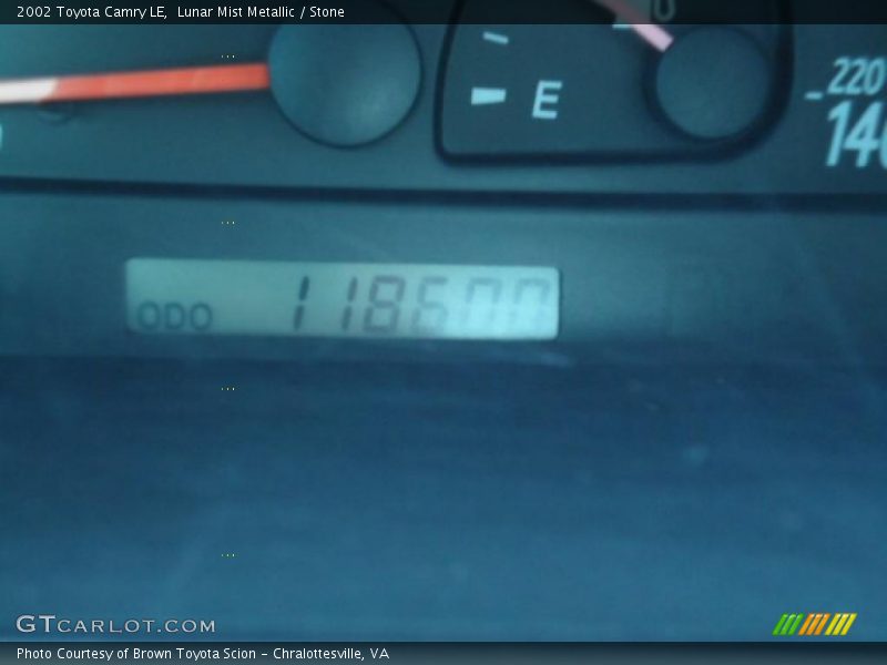 Lunar Mist Metallic / Stone 2002 Toyota Camry LE