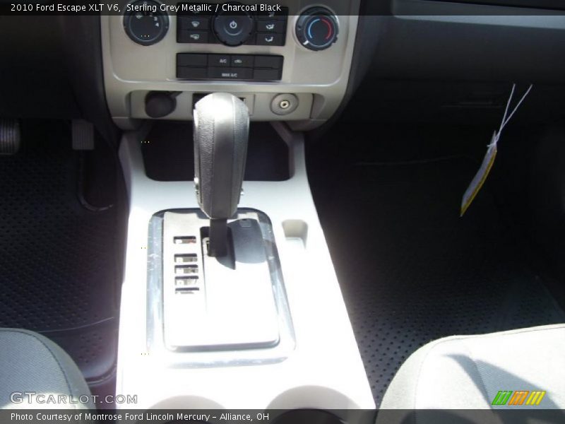 Sterling Grey Metallic / Charcoal Black 2010 Ford Escape XLT V6