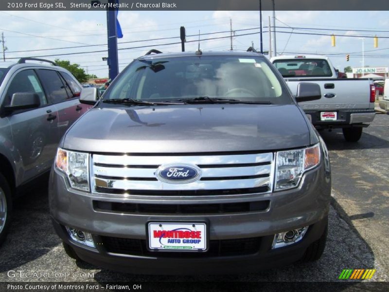 Sterling Grey Metallic / Charcoal Black 2010 Ford Edge SEL