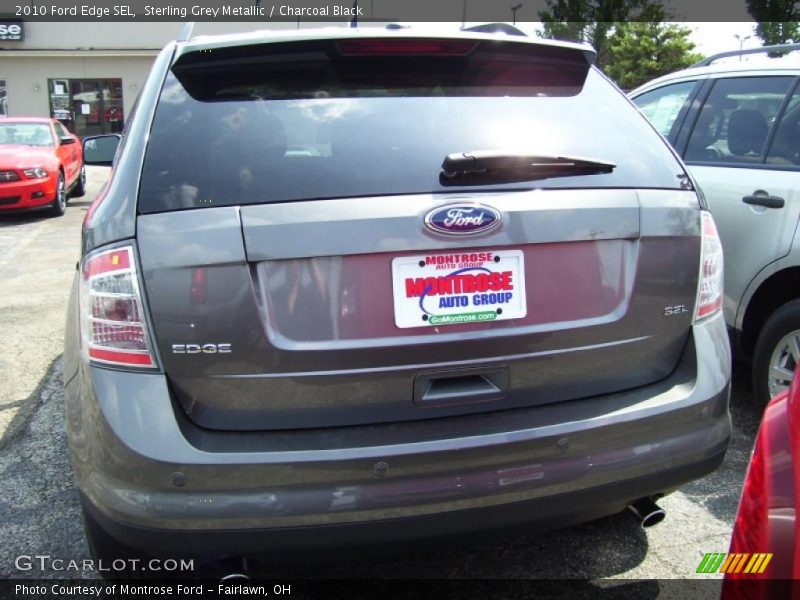 Sterling Grey Metallic / Charcoal Black 2010 Ford Edge SEL