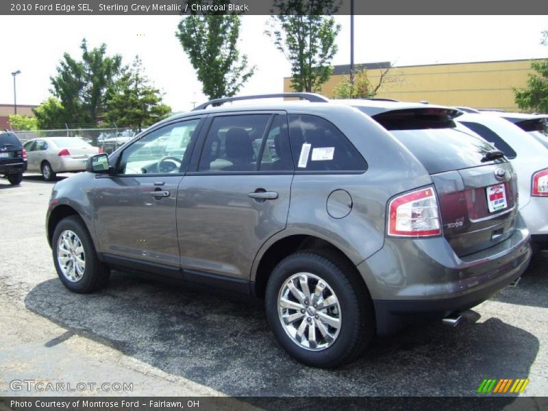 Sterling Grey Metallic / Charcoal Black 2010 Ford Edge SEL