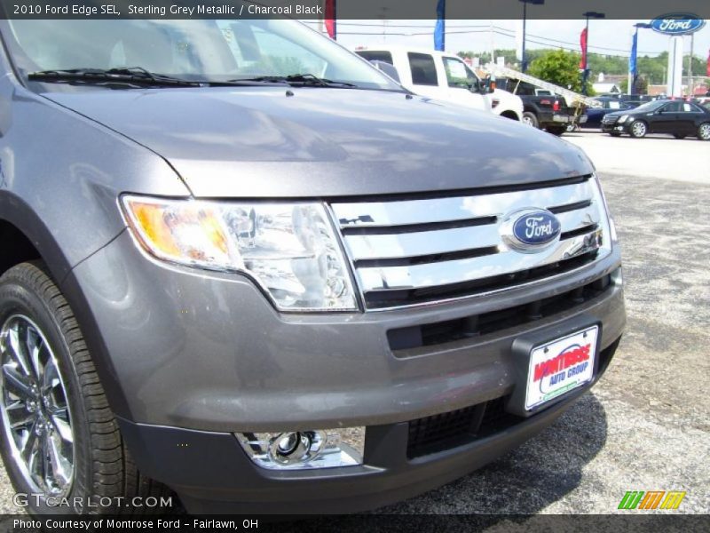 Sterling Grey Metallic / Charcoal Black 2010 Ford Edge SEL