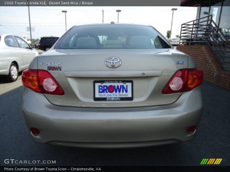 Desert Sand Mica / Bisque 2009 Toyota Corolla XLE