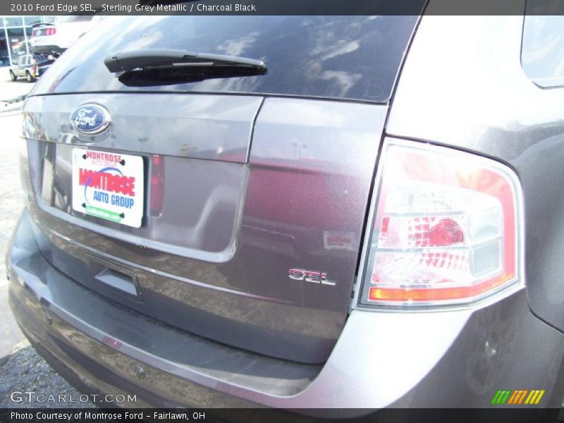 Sterling Grey Metallic / Charcoal Black 2010 Ford Edge SEL