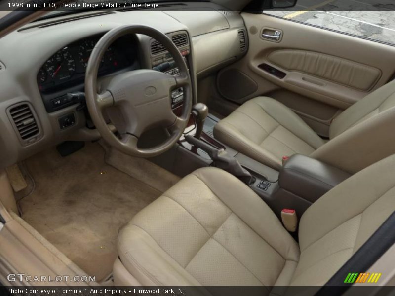 Pebble Beige Metallic / Pure Beige 1998 Infiniti I 30