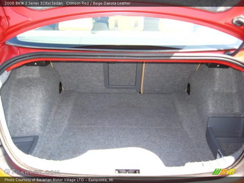 Crimson Red / Beige Dakota Leather 2008 BMW 3 Series 328xi Sedan