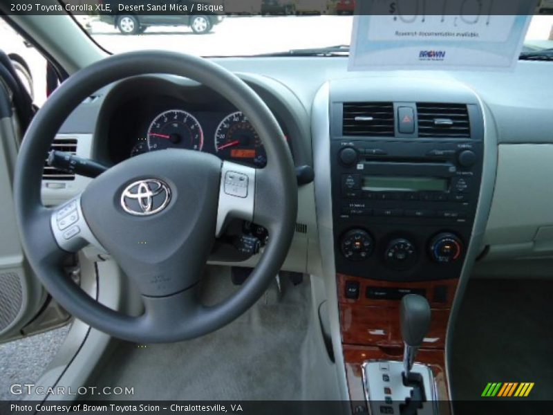 Desert Sand Mica / Bisque 2009 Toyota Corolla XLE