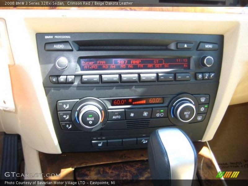 Crimson Red / Beige Dakota Leather 2008 BMW 3 Series 328xi Sedan